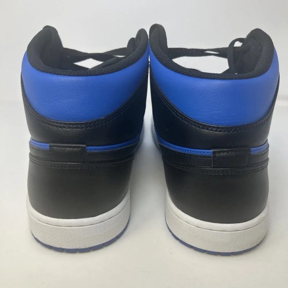Nike Air‎ Jordan 1 Mid Black/Royal Blue/White Men's Size 13 DQ8426-042